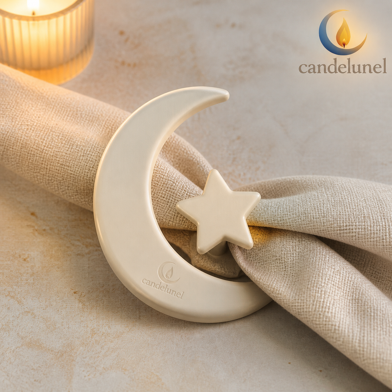 Candelunel™ Starflame Napkin Anchor