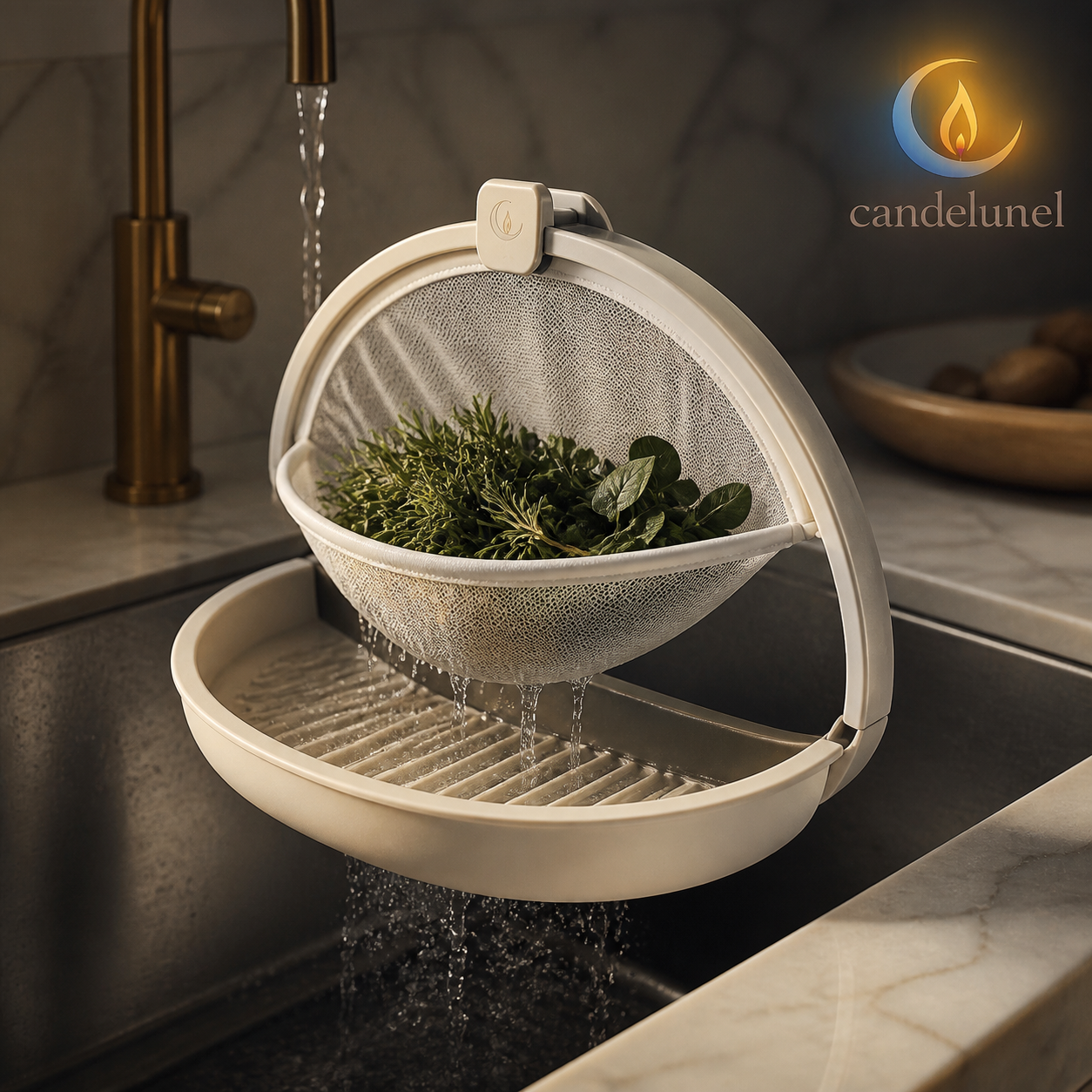 Candelunel™ Moonfilter Herb Rinse Basket