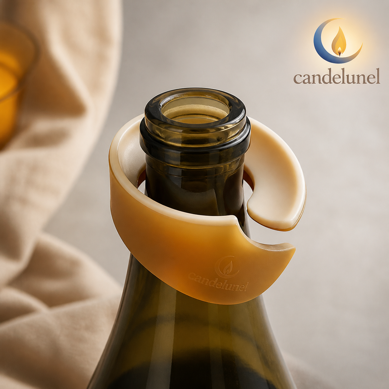Candelunel™ Amberveil Decanting Collar