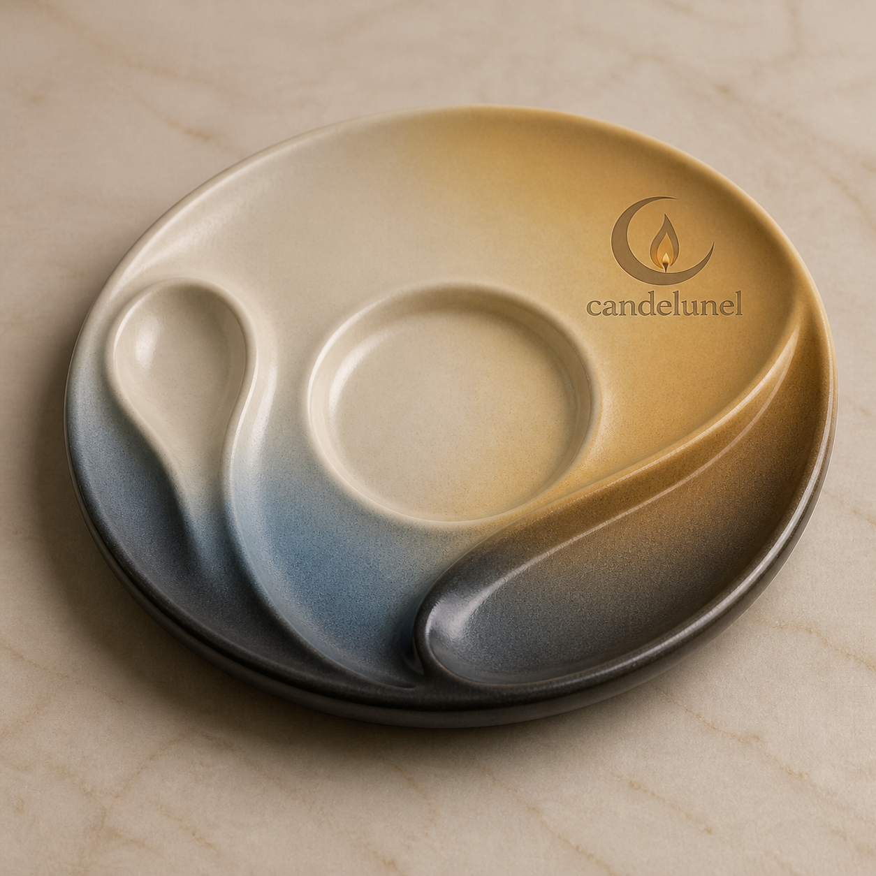 Candelunel™ Arcflame Tea-Slide Saucer