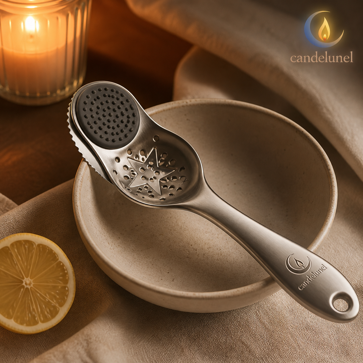 Candelunel™ Starwell Citrus Press Spoon