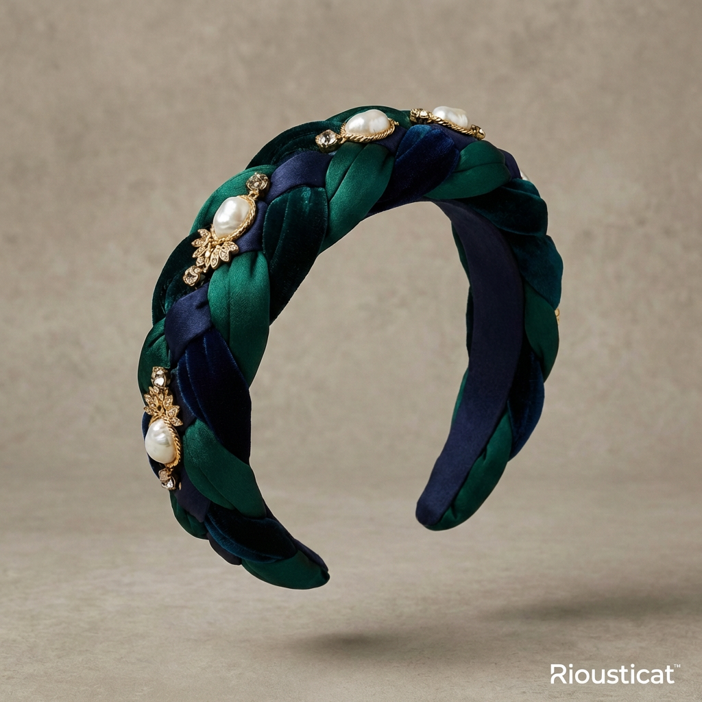 Riousticat™ Verdant Royale Braided Headband