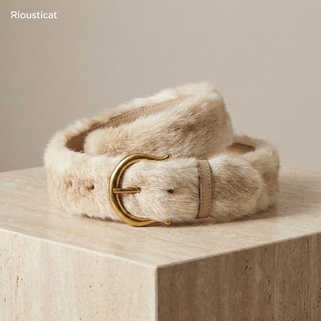 Riousticat™ Arctic Luxe Faux Fur Belt